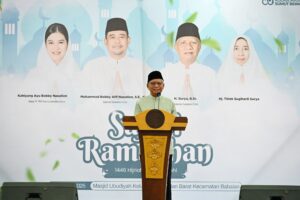 Safari Ramadan di Langkat,  Wagubsu Serahkan Dana Pembangunan Masjid Ubudiyah