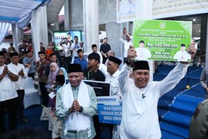 Safari Ramadan, Wagubsu Bantu Pembangunan Masjid Al-Ikhlas Asahan