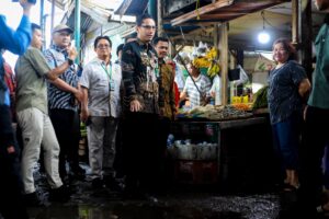 Tinjau Pasar Simalingkar Terkait Banjir, Rico Waas: Besok Normalisasi Drainase Dilakukan