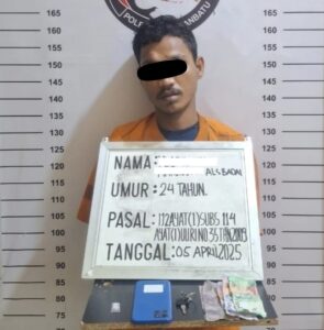 Terlibat Peredaran Narkoba, Warga Rantauprapat Ditangkap Polisi