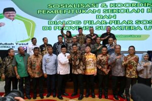 Bupati Karo Ikuti Sosialisasi Pembentukan Sekolah Rakyat di Sumut