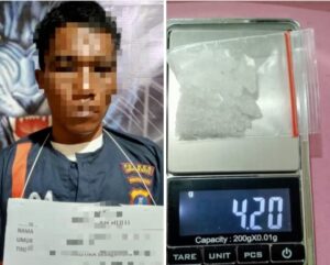 Pengedar Sabu di Bandartinggi Labuhanbatu Ditangkap Polisi