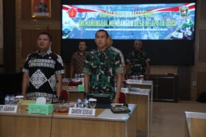 Wabup Asahan Ikuti Rakornis TNI Manunggal Membangun Desa Ke-124