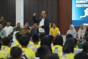 Bupati Asahan Lepas 200 Pelajar Meriahkan Festival Fun Run Sumut 2025