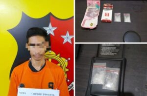 Kurir Narkoba Asal Asahan Ditangkap di Aekkanopan Labura
