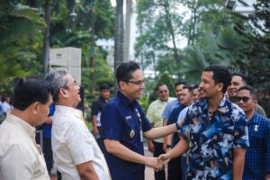 Rico Waas Apel Perdana Pasca Libur Idulfitri