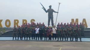 Anggota DPRD Medan Hadiri Kenaikan Pangkat Prajurit Yonmarhanlan l Belawan