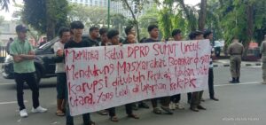 Unjuk Rasa di DPRD Sumut, JJM Minta Bongkar Korupsi di Pemkab Labuhanbatu Utara