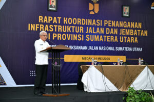 Pemprovsu Ajak Semua Pihak Kolaborasi Tangani Jalan Sumut