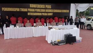 Poldasu Ungkap Pemalsuan Dokumen Mobil Antarprovinsi
