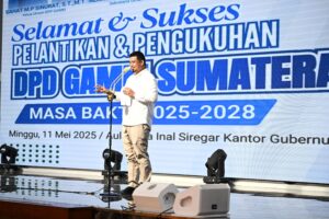 Pelantikan Pengurus GAMKI Sumut, Bobby Nasution Sebut Mitra Strategis Bangun Kolaborasi