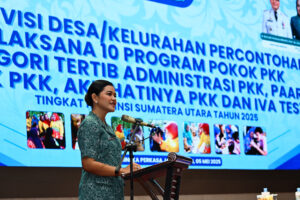 Ketua TP PKK Sumut Supervisi Pelaksanaan 10 Program Pokok PKK