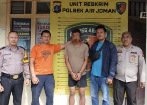 Polsek Airjoman Tangkap Pencuri Meja Tenis Sekolah di Asahan