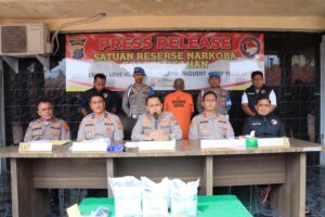 Bawa 3 Kg Sabu, Warga Aceh Ditangkap di Asahan