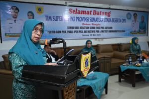 Supervisi PKK di Labusel, Titiek Sugiharti Ajak Jaga Koordinasi dan Sinergi