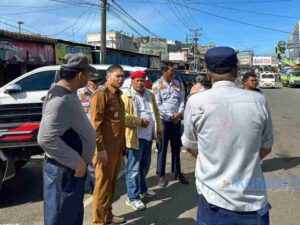 Wabup Karo Pantau Uji Coba Rekayasa Parkir di Kabanjahe