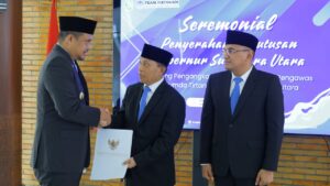 Gubsu Bobby Nasution Lantik Dewan Pengawas Perumda Tirtanadi