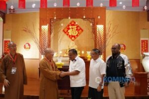 Antonius Ginting Ajak Umat Buddha Sukseskan Program Karo Unggul, Sejahtera dan Beriman