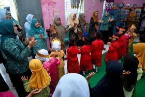 Titiek Sugiarti Kunjungi Posyandu dan PAUD di Sergai