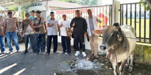 Idul Adha 1446 H, Pujakesuma Asahan Bagikan Daging Kurban ke Masyarakat
