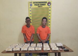 Poldasu Amankan 30 Kg Sabu Jaringan Malaysia, Dua Nelayan Ditangkap