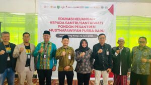 OJK Sumut Edukasikan Keuangan Syariah di Pondok Pesantren Musthafawiyah Madina