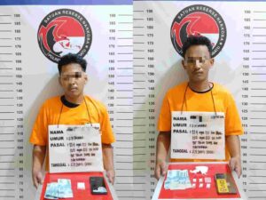 Terlibat Narkoba, Dua Pemuda di Labuhanbatu Ditangkap