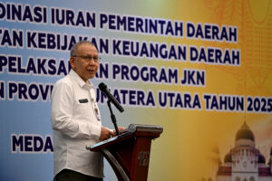 Buka Rakor Penguatan Kebijakan Keuangan Daerah untuk JKN, Pj Sekdaprovsu Optimis Capai Target UHC