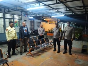 Antisipasi Gangguan Kamtibmas, Polsek Marbau Patroli Blue Light