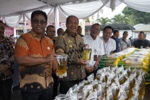 Peringatan Hari Bhakti Adhyaksa Kejari Asahan, Bupati Hadiri Pasar Murah