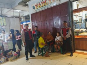 Antisipasi Kriminalitas, Tim Patroli Samapta Polres Labuhanbatu Sasar Kawasan Pasar dan Keramaian