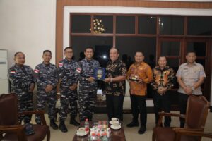 Bupati Asahan Terima Kunjungan Silaturahmi Danlanal TBA