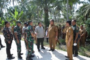 Bupati Asahan Dampingi Plt Dirjen Perkebunan Kementan RI Tinjau Lokasi Cetak Sawah di Desa Silo Bonto