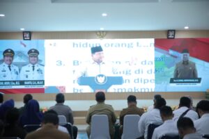 Bupati Asahan Ikuti Peluncuran Koperasi Merah Putih