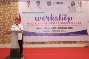 Buka Workshop SMSI, Wabup Asahan: Peran Media Penting dalam Proses Pembangunan