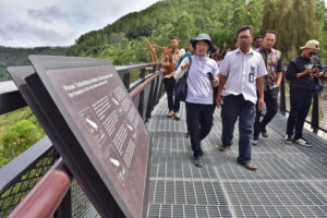 Jelang Revalidasi, Asesor UNESCO Tinjau Sejumlah Geosite Danau Toba
