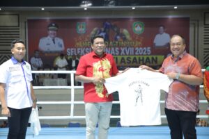 Bupati Asahan Hadiri Kejurda Tinju Seleksi PON XVII