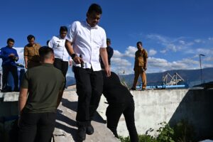 Tingkatkan Kualitas Air Bersih, Gubsu Tinjau Reservoir Tirtanadi Cabang Samosir