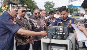Pemkab Karo Launching Pelayanan Mobil Pengujian Kendaraan Bermotor