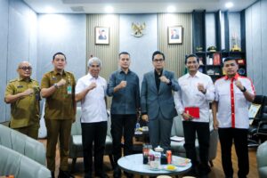 Rico Waas Terima Audiensi Pengurus PMI Kota Medan