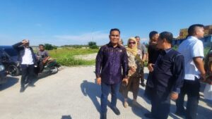 Komisi I dan IV DPRD Medan Sidak Penimbunan Anak Sungai di Belawan