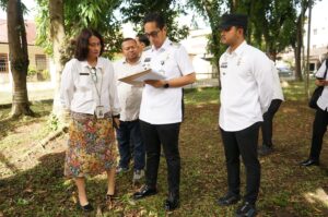 Tinjau Taman Hening & Taman Gajah Mada, Rico Waas Ingin Lakukan Pembenahan