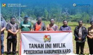 Pemkab Karo Gelar Penertiban Aset Daerah di Area Camping Ground Danau Lau Kawar