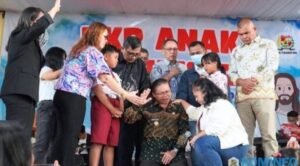 Wabup Buka KKR Pelajar SD Tanah Karo di Jambur Rudang Mayang