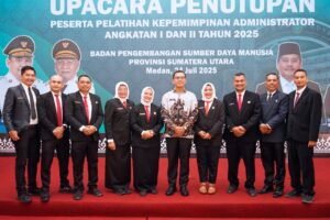 Tutup Pelatihan Kepemimpinan Administrator, Sekda Sumut Ajak ASN Jadi Motor Perubahan Pelayanan Publik