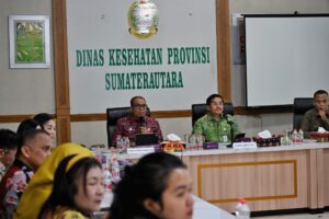 Kunjungi Dinas Kesehatan Sumut, Sekdaprovsu Ingatkan Sejumlah Program Prioritas