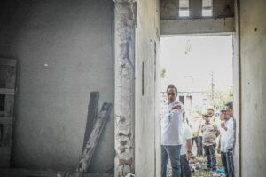 Rico Waas Pimpin Pembongkaran Bangunan Kosong Sarang Narkoba di Medan Selayang