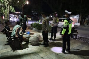 Patroli Gabungan Tiga Pilar Wujudkan Kamtibmas Kondusif di Kota Rantauprapat