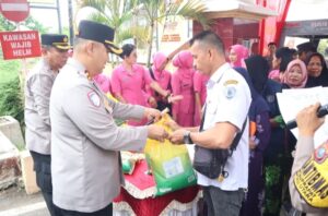 Polres Labuhanbatu Gelar Gerakan Pangan Murah untuk Masyarakat