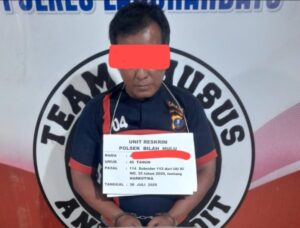 Polsek Bilah Hulu Tangkap Pengedar Narkoba di Gunung Selamat